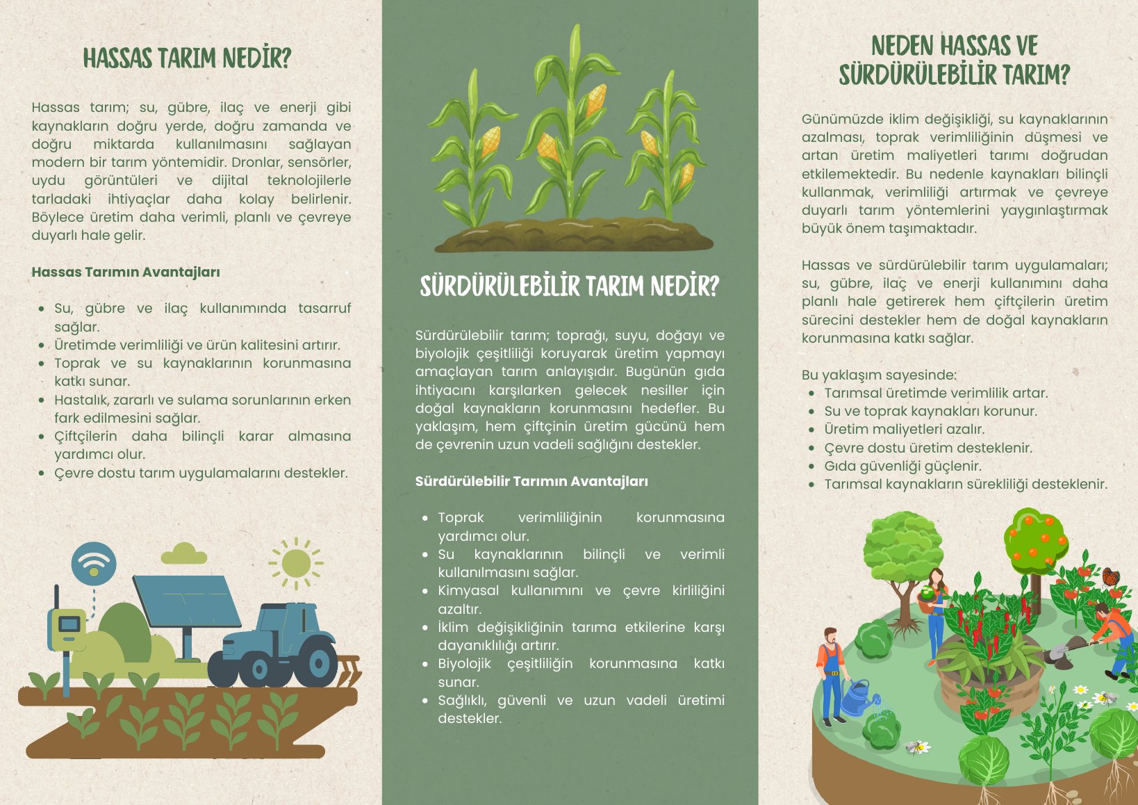 Daha Yeşil Yarınlar için Hassas Tarım: Sürdürülebilir Tarım Savunuculuğu Projesi: i̇ç yüz
